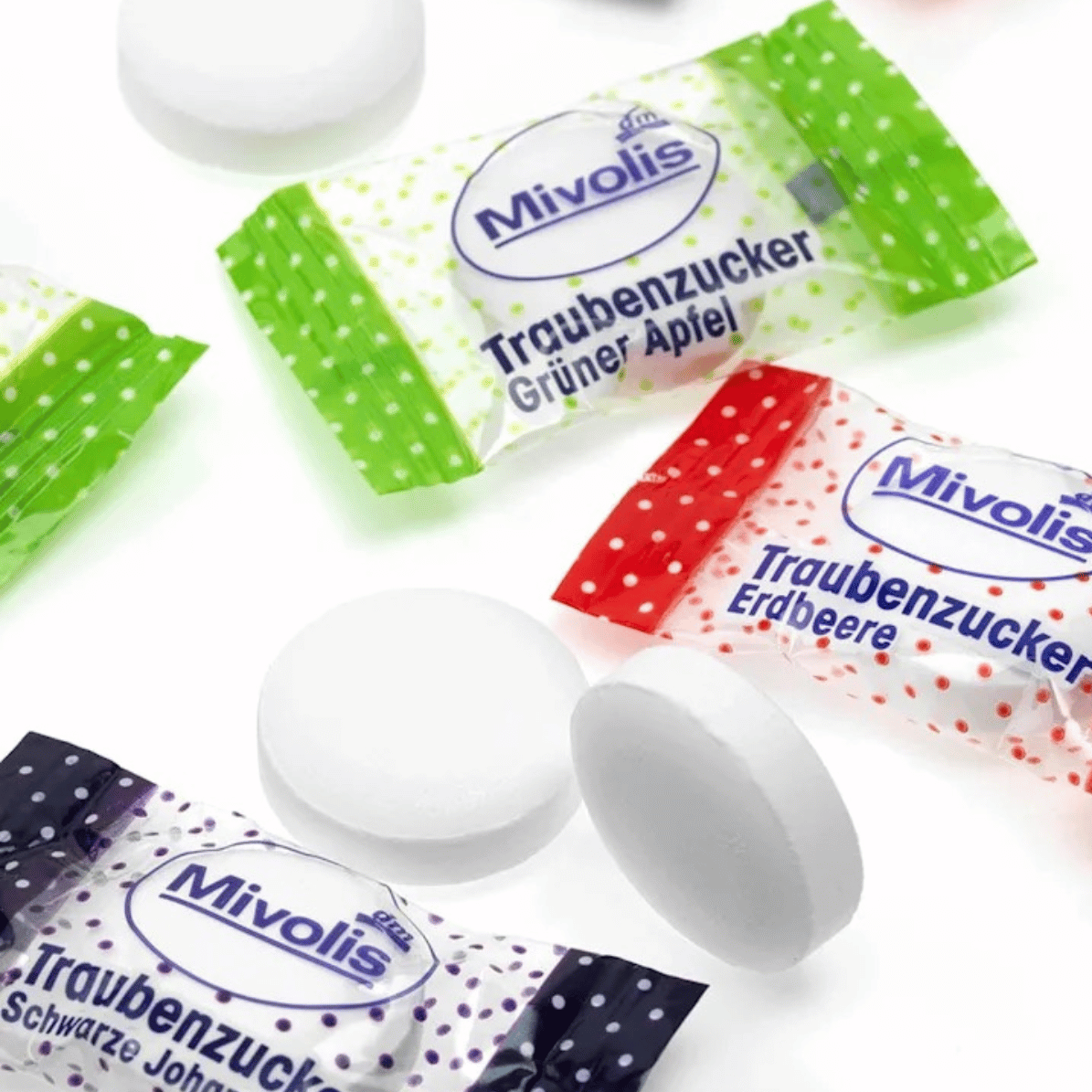 Mivolis Fruit Mix Glucose Candy, 100 g – Vegan, Gluten & Lactose Free