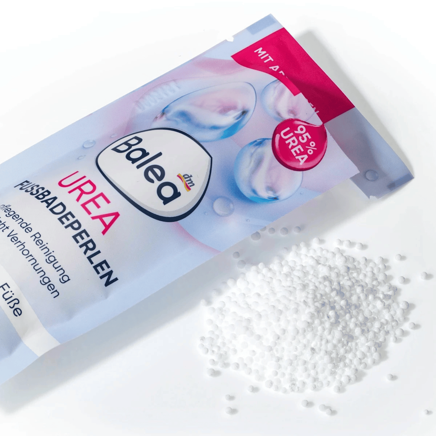 Balea Foot Bath Pearls for Very Dry Feet, 95% Urea – 20 g