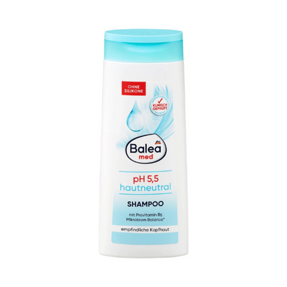 Balea MED pH 5.5 Sensitive Shampoo – For Sensitive Scalp, Skin-Neutral (300 ml)