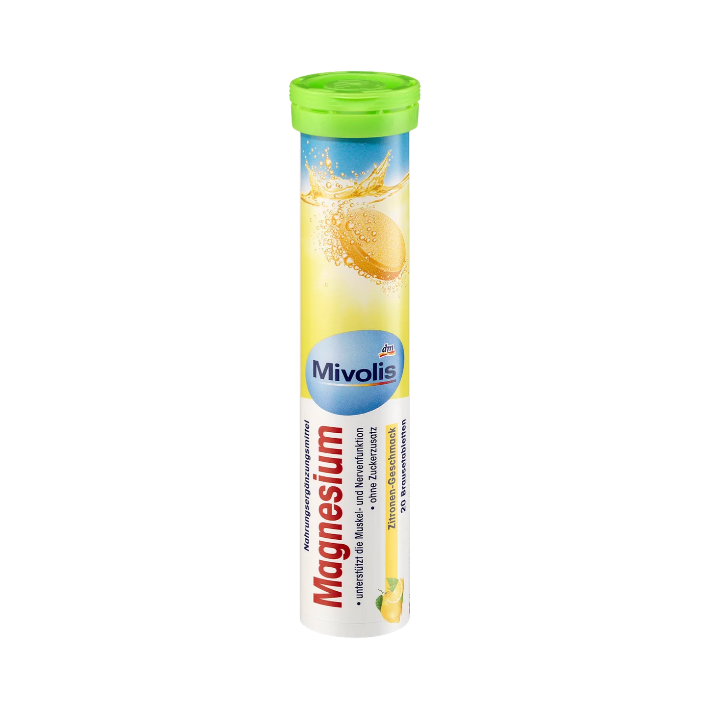 Mivolis Magnesium Effervescent Tablets – 20 pcs (82 g)