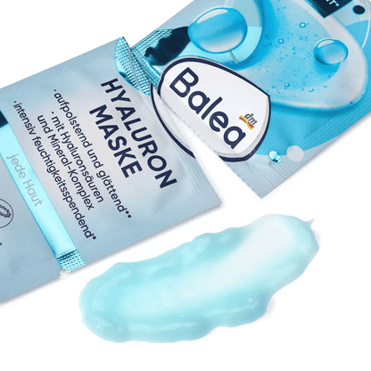 Balea Hyaluron Face Mask, 16 ml (2x8 ml) – Vegan, Plumping & Hydrating