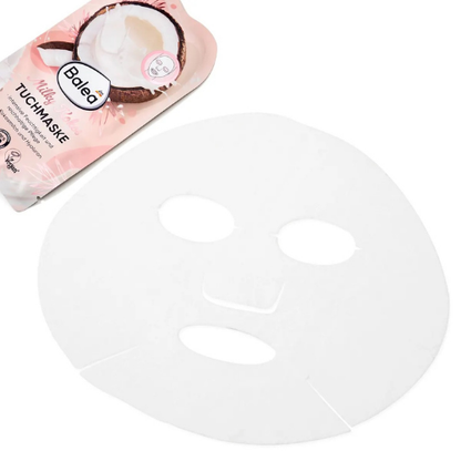 Balea Milky Coconut Sheet Mask – Intensive Hydration & Soft Skin (1 Sheet)