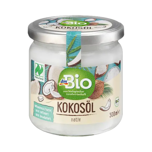 dmBio Organic Virgin Coconut Oil – Cold-Pressed – 300 ml
