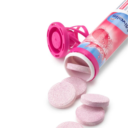 Mivolis Vitamin B12 Brausetabletten – Himbeer-Erdbeer Geschmack (20 Stück)