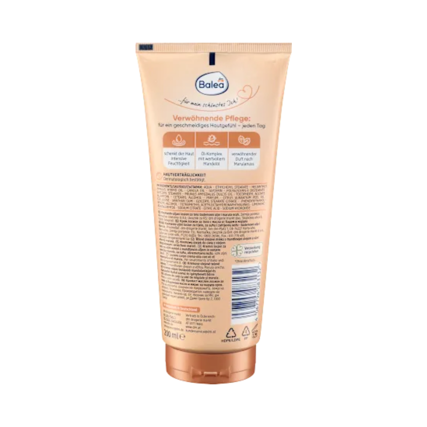 Balea Creme-Oil Body Lotion Almond Oil – 200 ml