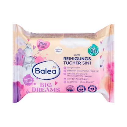 Balea Facial Cleansing Wipes Big Dreams – 25 pcs