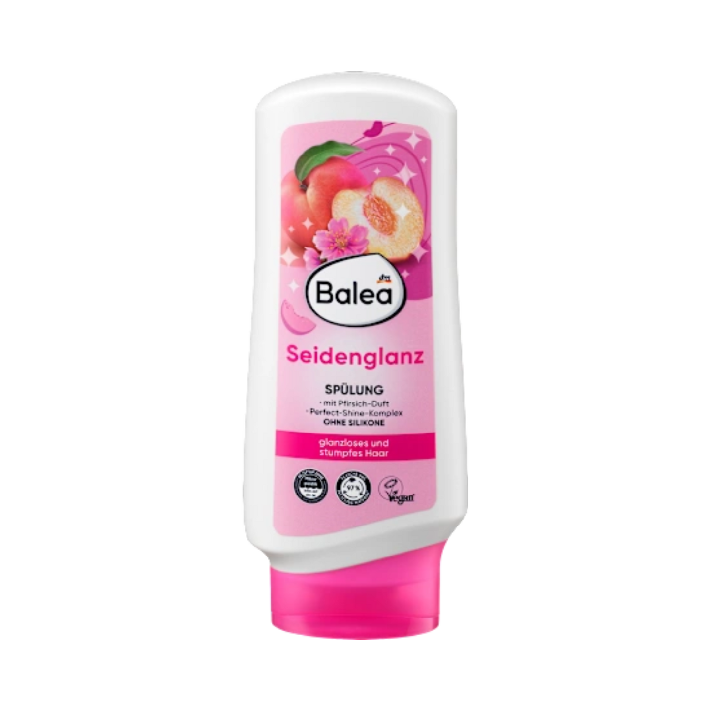 Seidenglanz Conditioner – Perfect Shine with Peach Scent – 300 ml