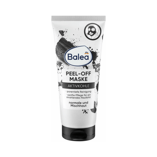 Balea Peel-Off Face Mask with Activated Charcoal – 100 ml