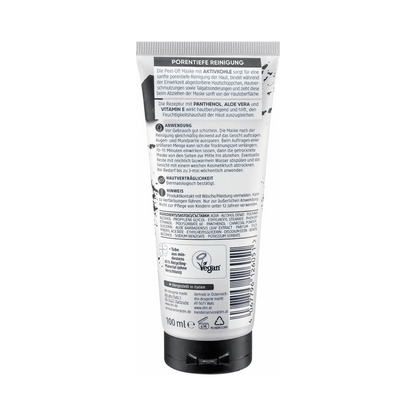 Balea Peel-Off Face Mask with Activated Charcoal – 100 ml