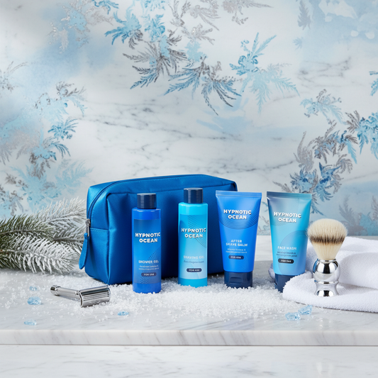 Gift Set “Hypnotic Ocean” – 5-Piece Toiletry Bag