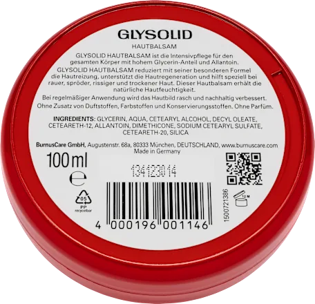 Glysolid Skin Balm Care Cream – 100 ml